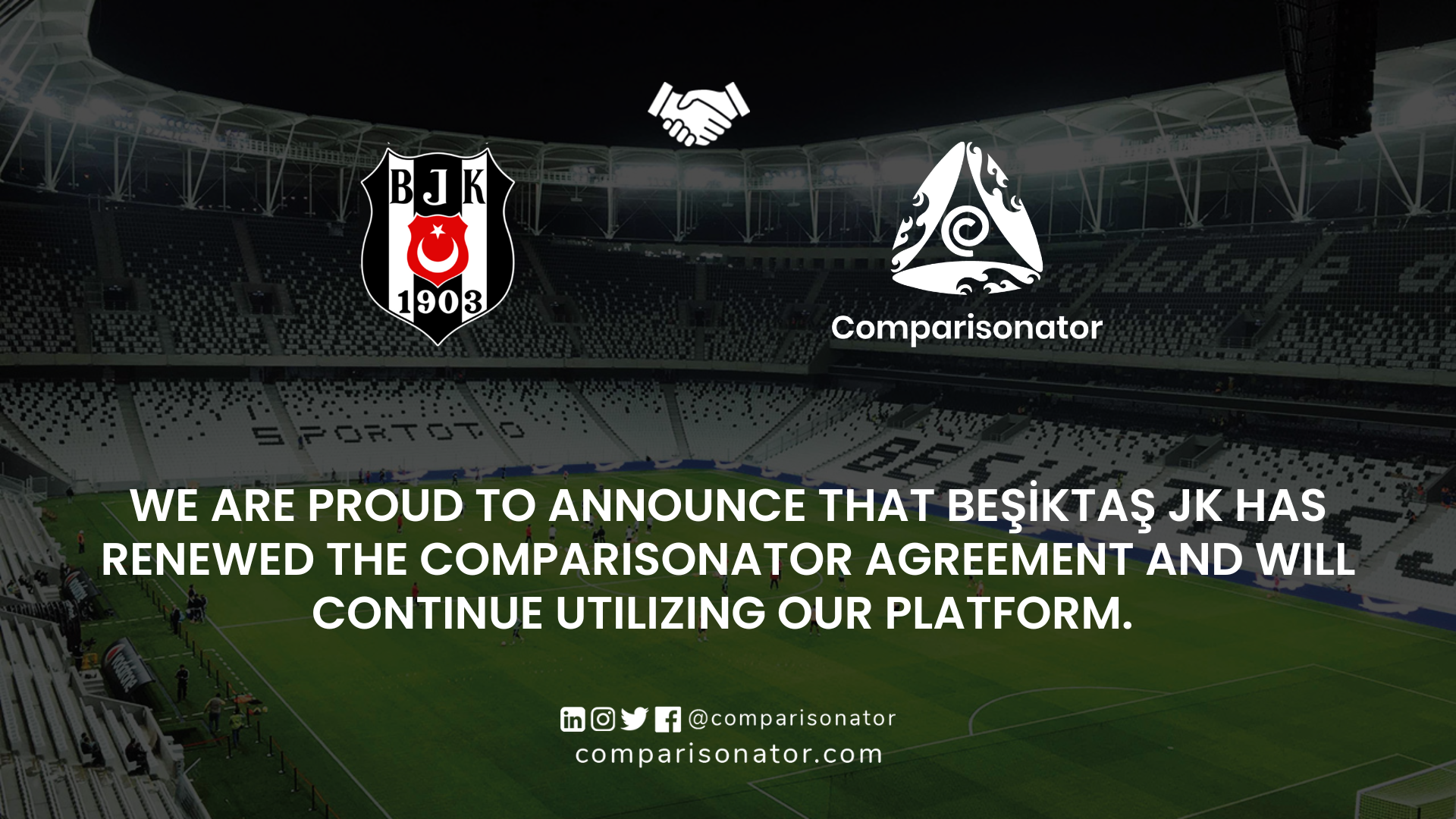 Comparisonator - Comparisonator Welcomes Beşiktaş JK